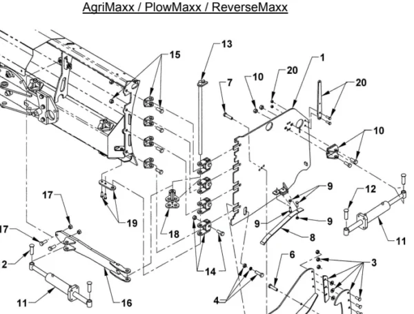 Metal Pless Part# AG9/CU3006/10-11: Wing Cylinder - Image 3