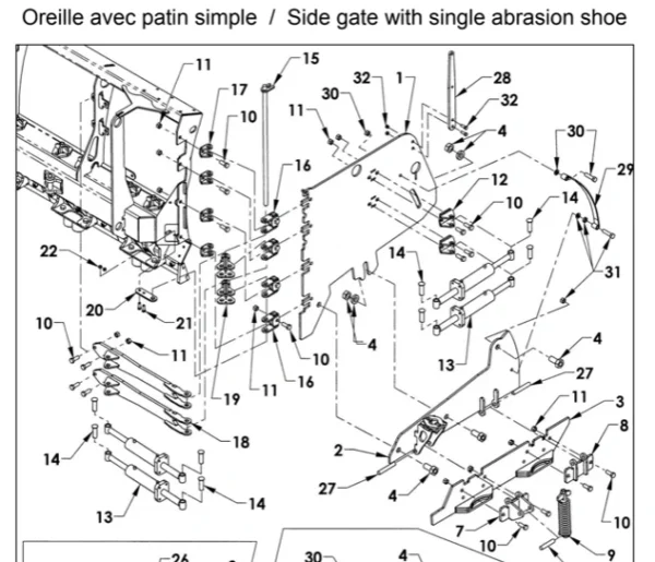 SPRING HOLDER BRACKET FOR 42'' AND 48'' | METAL PLESS AP9/6-7 - Image 3