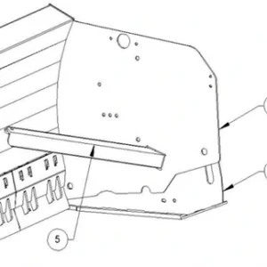LIVEBOXX LEFT ABRASION SHOE (GEN 3) 32" AND 36'' | METAL PLESS LB/G36/12-3
