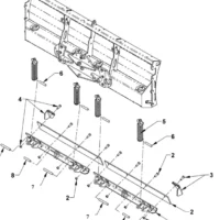 STEEL CUTTING EDGE 1/2'' x 6'' x 71-7/8'' + BOLTS(6) 3/4'' x 2-1/4'' + NUTS | METAL PLESS AG9/6-30/16-2 - Image 3