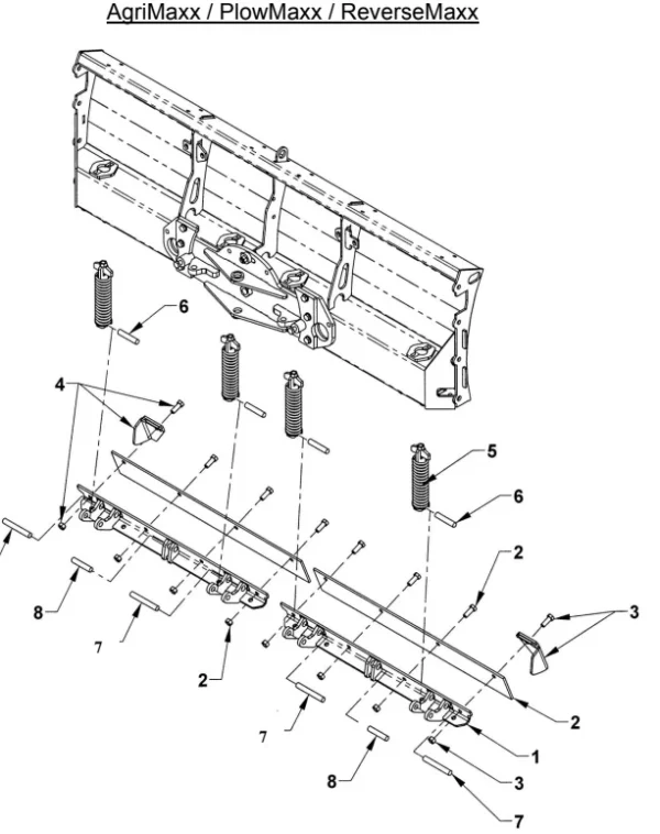 STEEL CUTTING EDGE 1/2'' x 6'' x 71-7/8'' + BOLTS(6) 3/4'' x 2-1/4'' + NUTS | METAL PLESS AG9/6-30/16-2 - Image 3