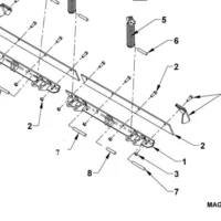 STEEL CUTTING EDGE 1/2'' x 6'' x 71-7/8'' + BOLTS(6) 3/4'' x 2-1/4'' + NUTS | METAL PLESS AG9/6-30/16-2 - Image 2