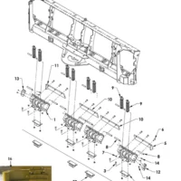 SQUARE SHOE BEHIND CUTTING EDGE + BOLT | METAL PLESS AP9/14-2B - Image 3