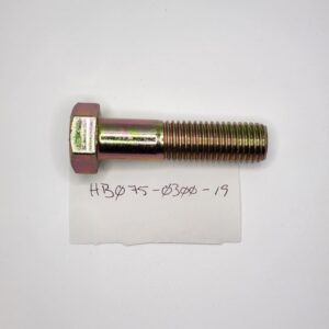 BOLT HEX 3/4"-10 x 3" GR.8 ZINC | HB075-0300-19 | Metal Pless
