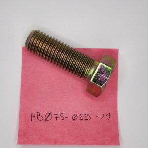 BOLT HEX 3/4"-10 X 2-1/4" GR.8 ZINC | HB075-0225-19 | METAL PLESS (Copy)